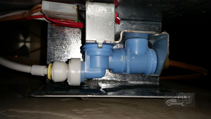 Quick fridge leaking repair by Spark Service PRO water valve leaking fridge